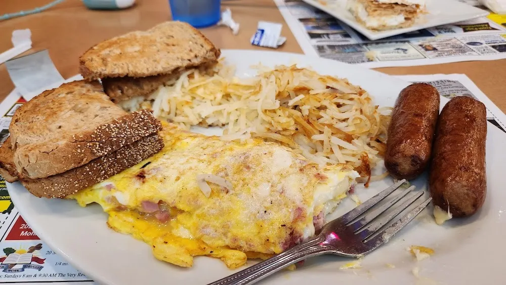 Over Toast & Hash Brown Potatoes